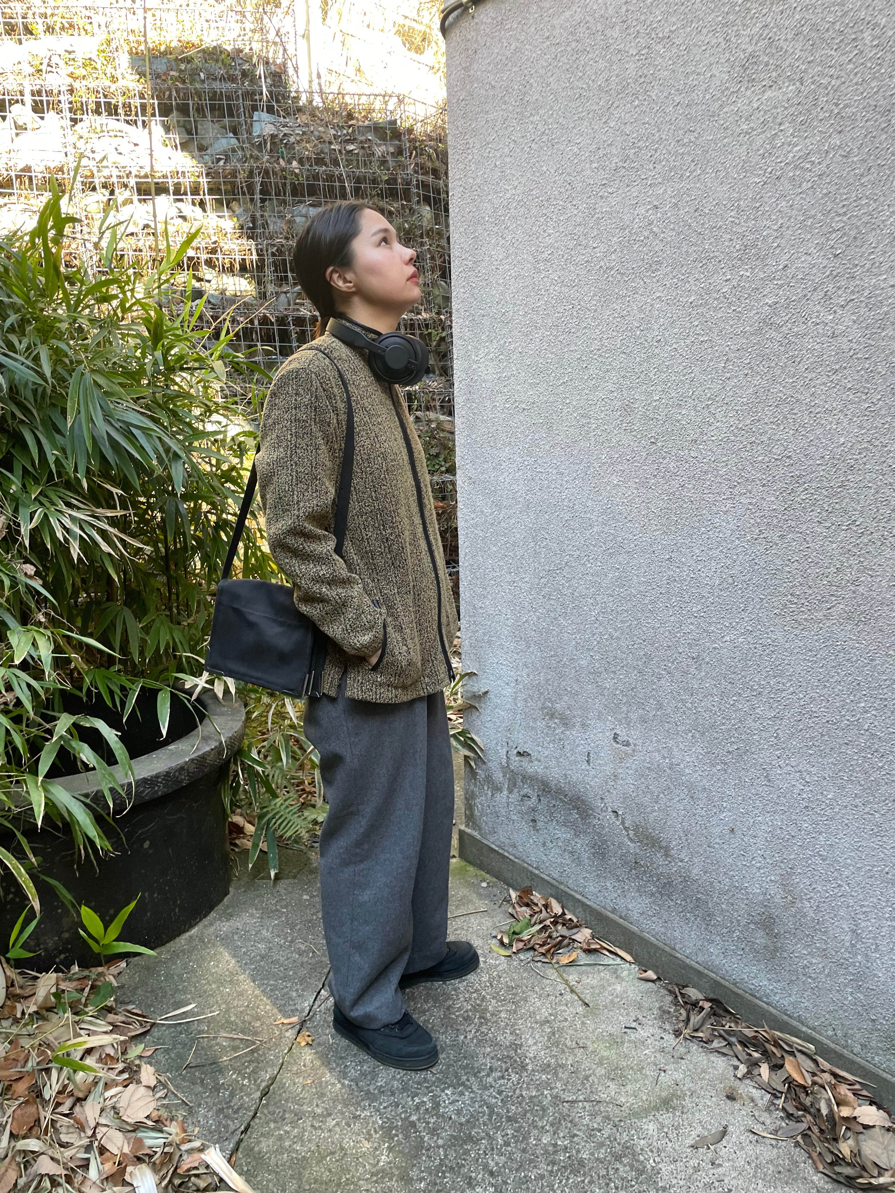 LEATHER PIPING JACKET