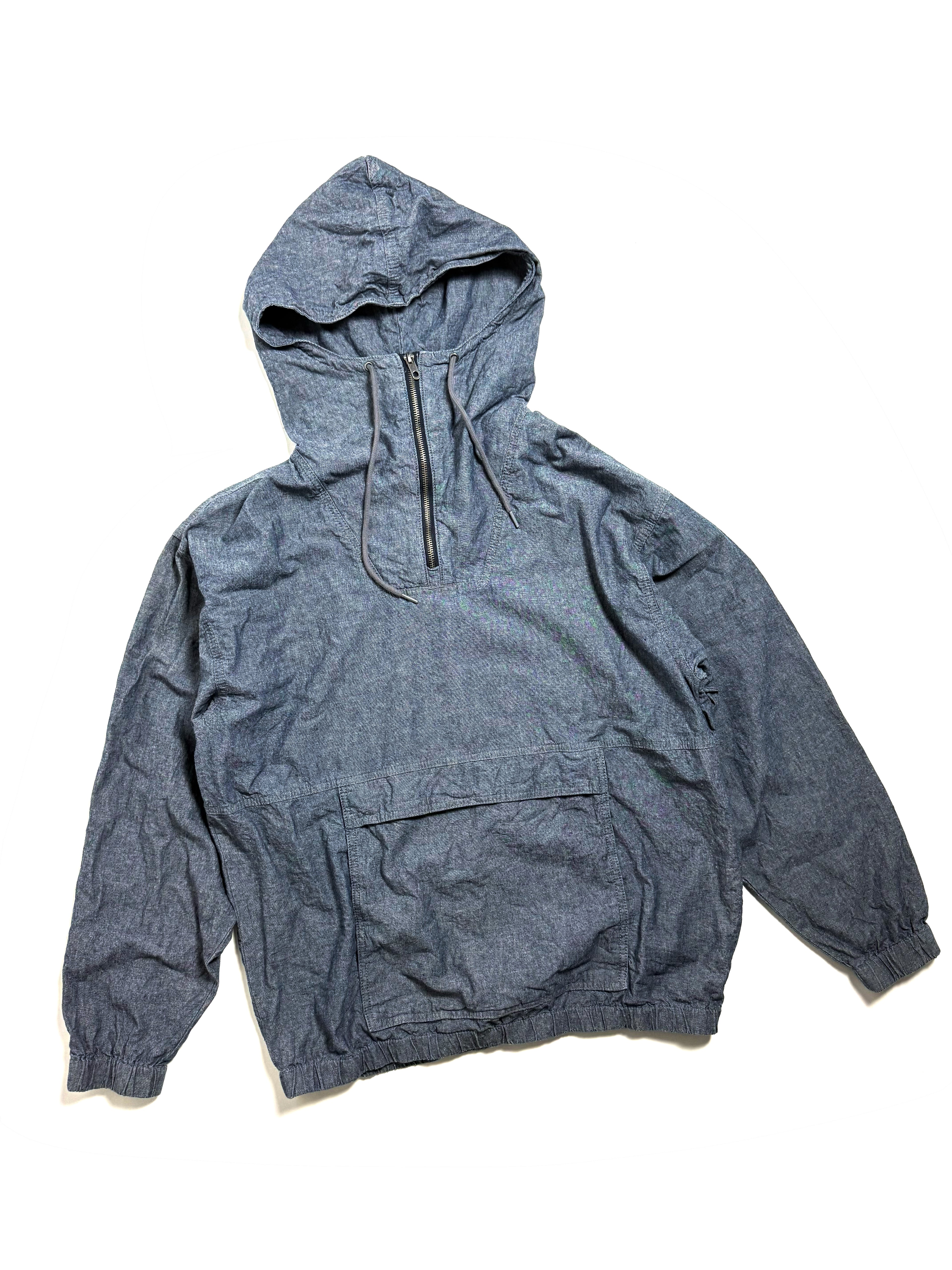 Chambray Anorak Hoodie