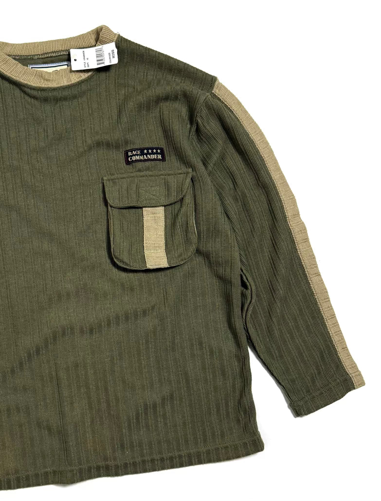 Military Two-Tone Cut & Sew