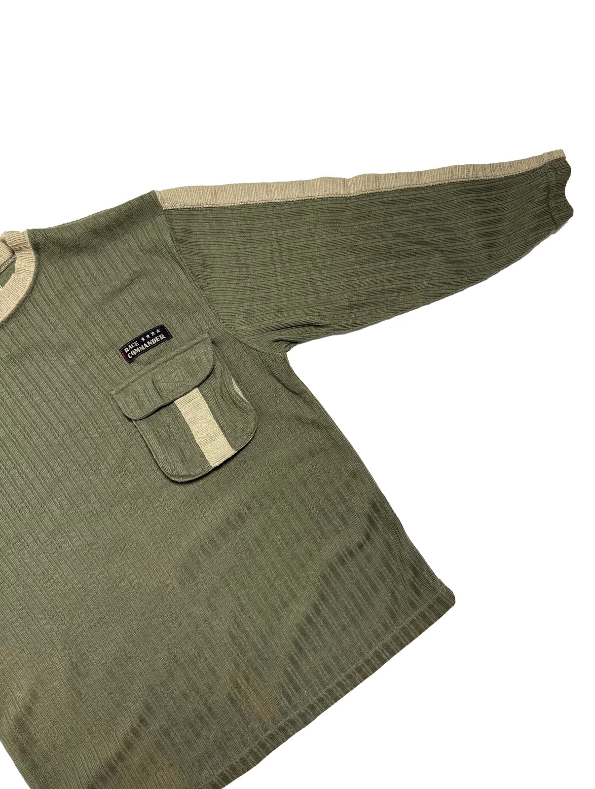 Military Two-Tone Cut & Sew