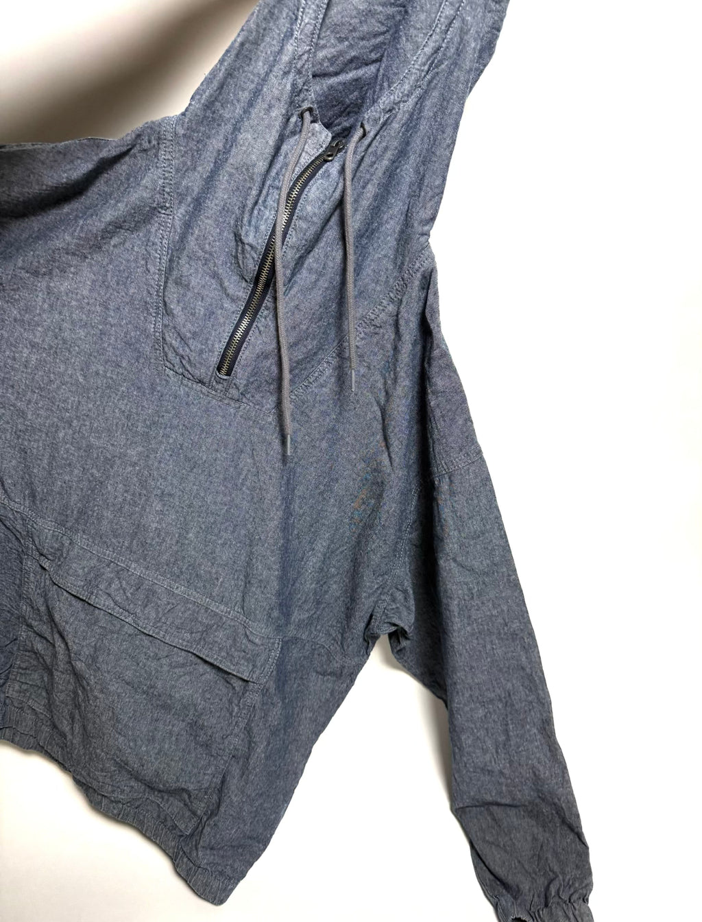 Chambray Anorak Hoodie