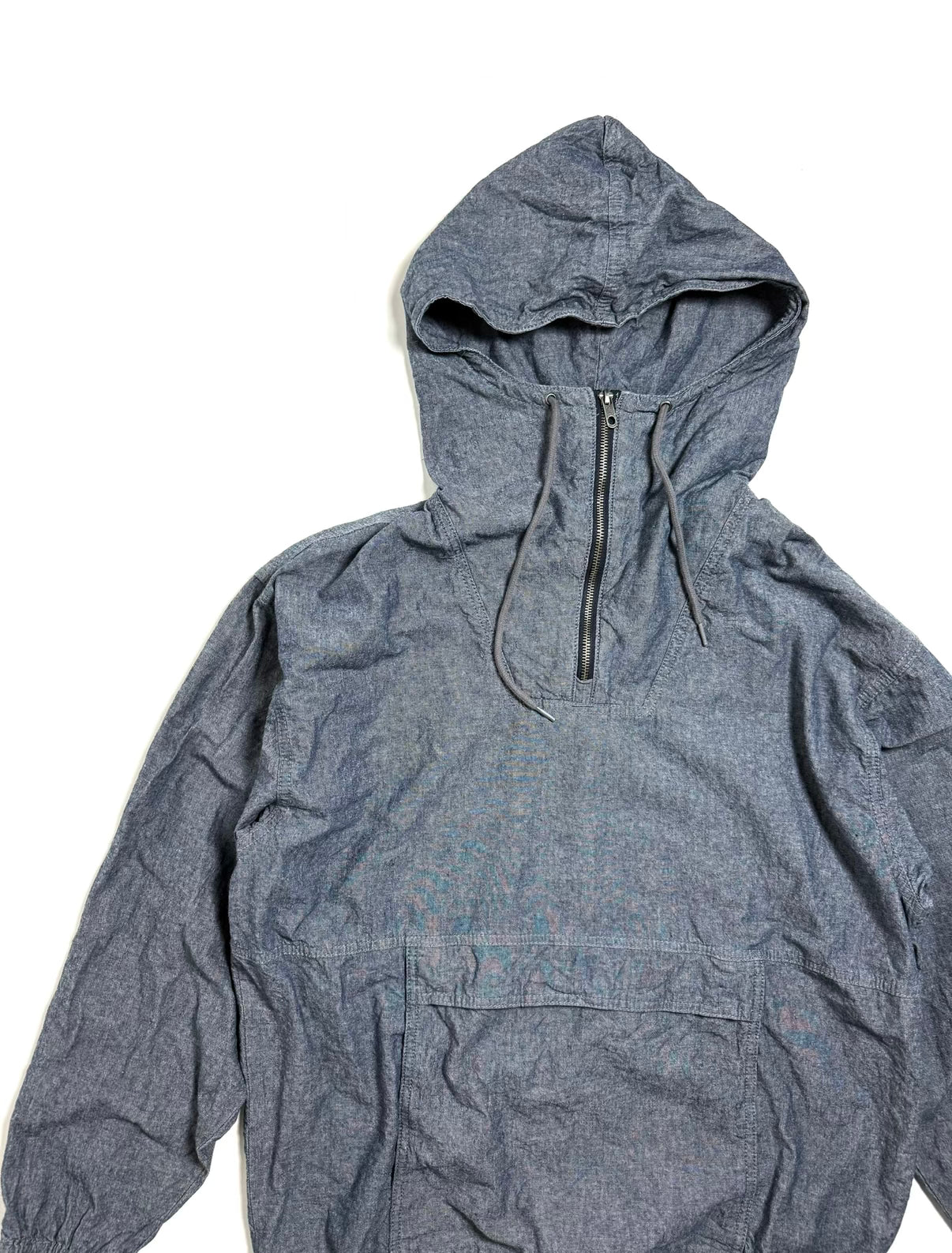 Chambray Anorak Hoodie