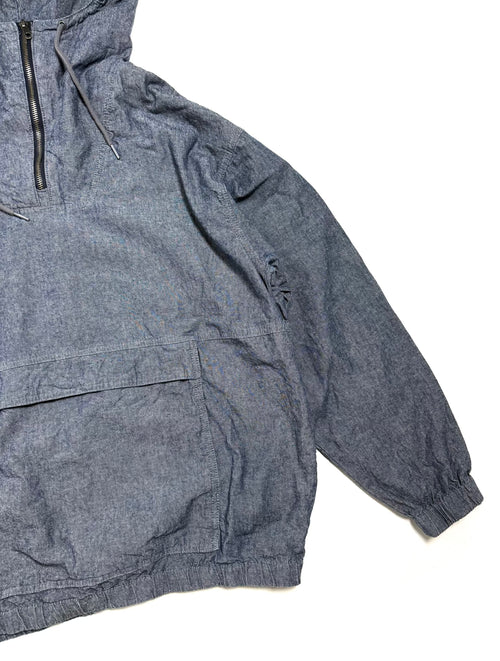 Chambray Anorak Hoodie